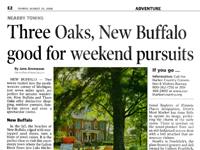 Three Oaks, New Buffalo good for weekend Pursuits